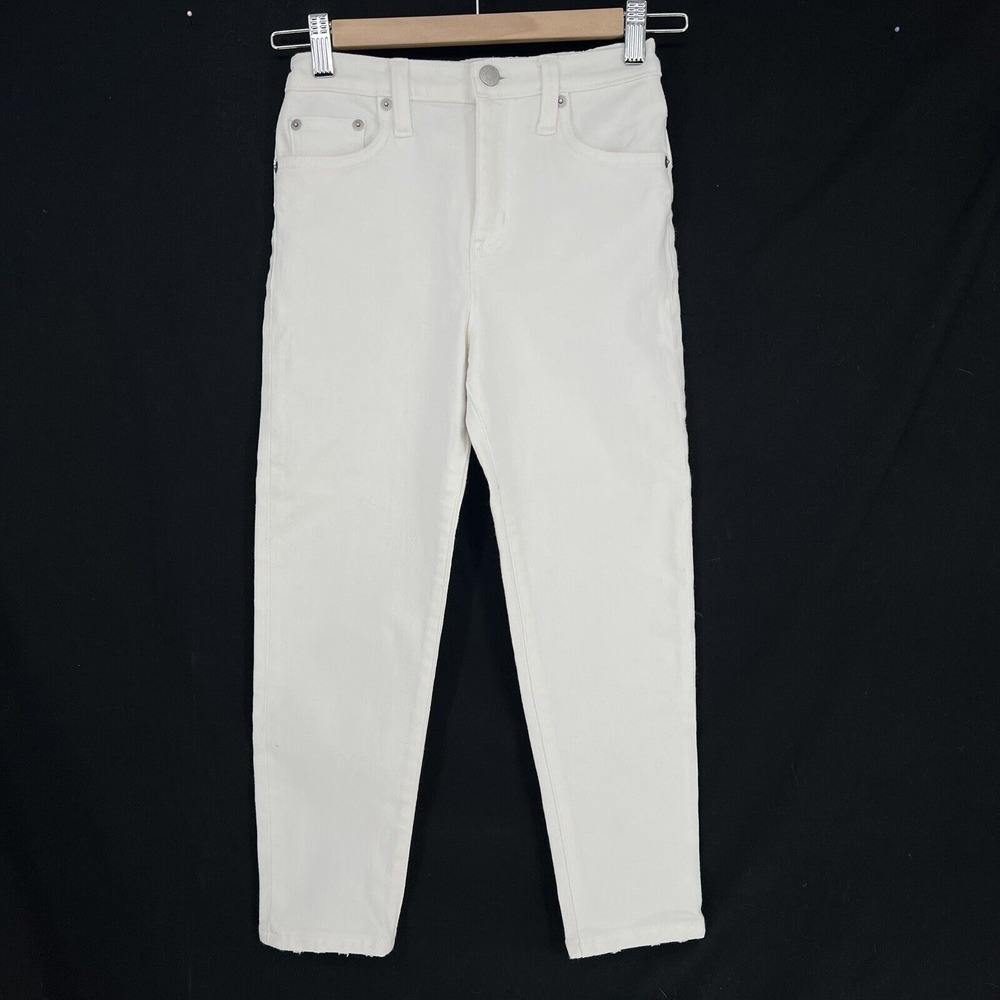 Crew Cuts Toothpick White 5 Pocket Stretch Ankle Denim Jeans Pants Girls Size 8